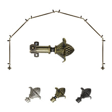 Load image into Gallery viewer, Bloom 13/16" 6-Sided Bay Curtain Rod