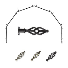 Load image into Gallery viewer, Marquise 13/16" 6-Sided Bay Curtain Rod