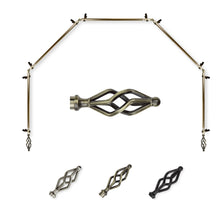 Load image into Gallery viewer, Marquise 13/16" 5-Sided Bay Curtain Rod