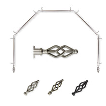 Load image into Gallery viewer, Marquise 13/16" 5-Sided Bay Curtain Rod
