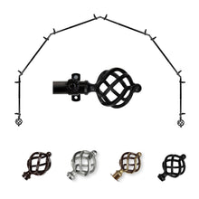Load image into Gallery viewer, Twist 13/16" 6-Sided Bay Curtain Rod