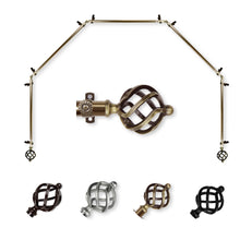 Load image into Gallery viewer, Twist 13/16" 5-Sided Bay Curtain Rod