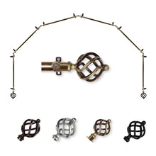 Load image into Gallery viewer, Twist 13/16" 6-Sided Bay Curtain Rod