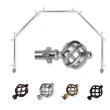 Load image into Gallery viewer, Twist 13/16" 5-Sided Bay Curtain Rod