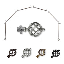 Load image into Gallery viewer, Twist 13/16" 6-Sided Bay Curtain Rod