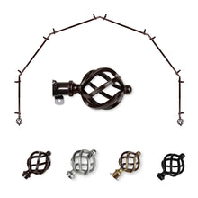 Load image into Gallery viewer, Twist 13/16" 6-Sided Bay Curtain Rod