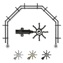 Load image into Gallery viewer, Sun 13/16" 5-Sided Double Bay Curtain Rod
