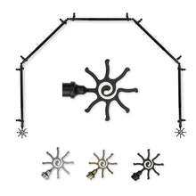 Load image into Gallery viewer, Sun 13/16" 5-Sided Bay Curtain Rod