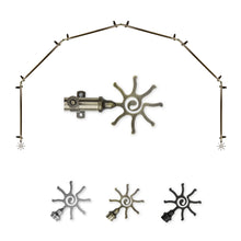 Load image into Gallery viewer, Sun 13/16" 6-Sided Bay Curtain Rod