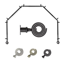Load image into Gallery viewer, Coil 13/16" 5-Sided Bay Curtain Rod