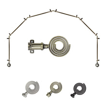 Load image into Gallery viewer, Coil 13/16" 6-Sided Bay Curtain Rod