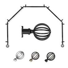 Load image into Gallery viewer, Cage 13/16" 5-Sided Bay Curtain Rod