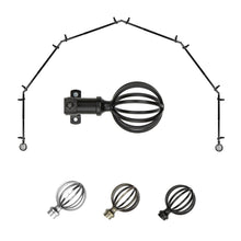 Load image into Gallery viewer, Cage 13/16" 6-Sided Bay Curtain Rod