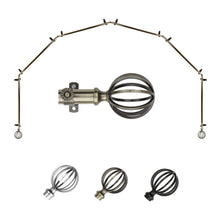 Load image into Gallery viewer, Cage 13/16" 6-Sided Bay Curtain Rod
