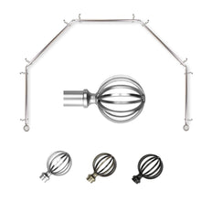 Load image into Gallery viewer, Cage 13/16" 5-Sided Bay Curtain Rod