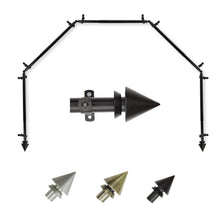 Load image into Gallery viewer, Cone 13/16" 5-Sided Bay Curtain Rod