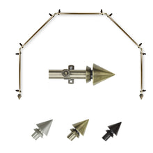 Load image into Gallery viewer, Cone 13/16" 5-Sided Bay Curtain Rod