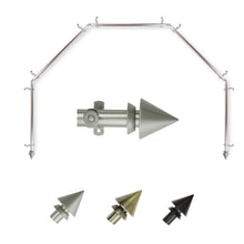 Load image into Gallery viewer, Cone 13/16" 5-Sided Bay Curtain Rod