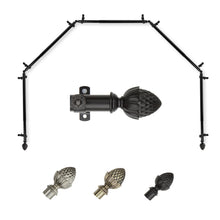 Load image into Gallery viewer, Acorn 13/16" 5-Sided Bay Curtain Rod
