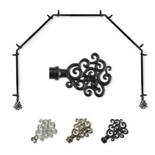 Load image into Gallery viewer, Tidal 13/16" 5-Sided Bay Curtain Rod