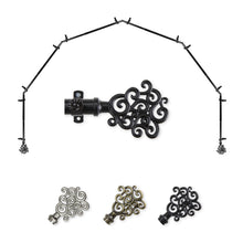 Load image into Gallery viewer, Tidal 13/16" 6-Sided Bay Curtain Rod