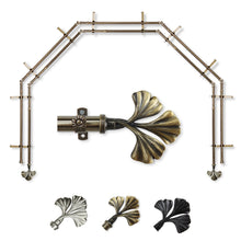 Load image into Gallery viewer, Fortune 13/16" 5-Sided Double Bay Curtain Rod
