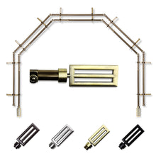 Load image into Gallery viewer, Sterling 13/16" 5-Sided Double Bay Curtain Rod