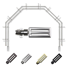 Load image into Gallery viewer, Sterling 13/16" 5-Sided Double Bay Curtain Rod