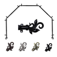 Load image into Gallery viewer, Delilah 13/16" 5-Sided Bay Curtain Rod