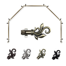 Load image into Gallery viewer, Delilah 13/16" 5-Sided Bay Curtain Rod
