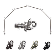 Load image into Gallery viewer, Delilah 13/16" 6-Sided Bay Curtain Rod
