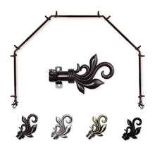 Load image into Gallery viewer, Delilah 13/16" 5-Sided Bay Curtain Rod