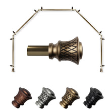 Load image into Gallery viewer, Lennart 13/16" 5-Sided Bay Curtain Rod