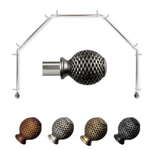 Load image into Gallery viewer, Ozana 13/16" 5-Sided Bay Curtain Rod