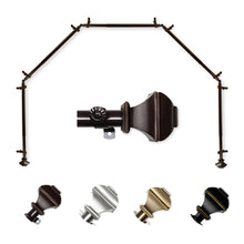 Load image into Gallery viewer, Marion 13/16" 5-Sided Bay Curtain Rod