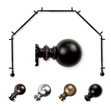 Load image into Gallery viewer, Jordana 13/16" 5-Sided Bay Curtain Rod