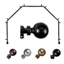 Load image into Gallery viewer, Arman 13/16" 5-Sided Bay Curtain Rod