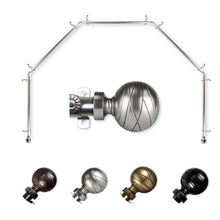 Load image into Gallery viewer, Arman 13/16" 5-Sided Bay Curtain Rod