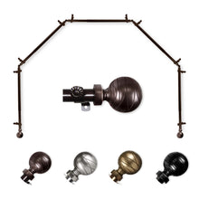 Load image into Gallery viewer, Arman 13/16" 5-Sided Bay Curtain Rod