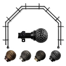 Load image into Gallery viewer, Celio 13/16" 5-Sided Double Bay Curtain Rod