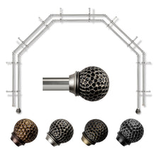 Load image into Gallery viewer, Celio 13/16" 5-Sided Double Bay Curtain Rod