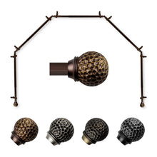 Load image into Gallery viewer, Celio 13/16" 5-Sided Bay Curtain Rod