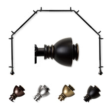 Load image into Gallery viewer, Alma 13/16" 5-Sided Bay Curtain Rod