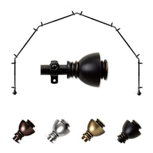 Load image into Gallery viewer, Alma 13/16" 6-Sided Bay Curtain Rod