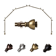 Load image into Gallery viewer, Alma 13/16" 6-Sided Bay Curtain Rod