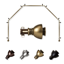 Load image into Gallery viewer, Alma 13/16" 5-Sided Bay Curtain Rod