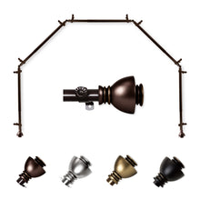 Load image into Gallery viewer, Alma 13/16" 5-Sided Bay Curtain Rod