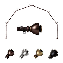 Load image into Gallery viewer, Alma 13/16" 6-Sided Bay Curtain Rod
