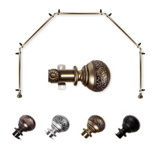 Load image into Gallery viewer, Naomi 13/16" 5-Sided Bay Curtain Rod