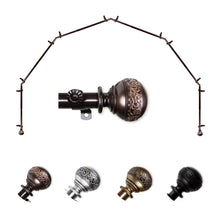 Load image into Gallery viewer, Naomi 13/16" 6-Sided Bay Curtain Rod